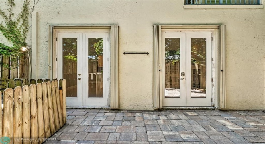 Back of Townhome