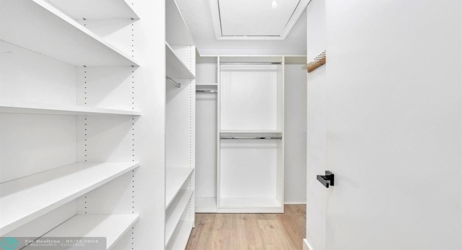 Primary Walk-in Closet