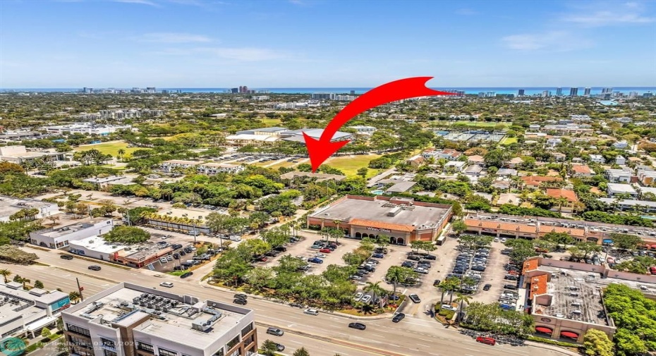 Aerial View of Neighborhood