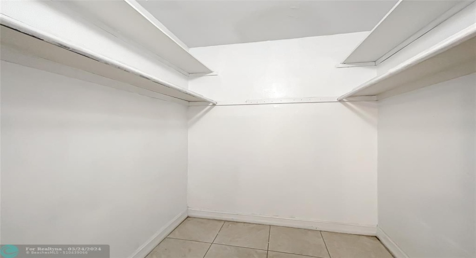One of the big closets