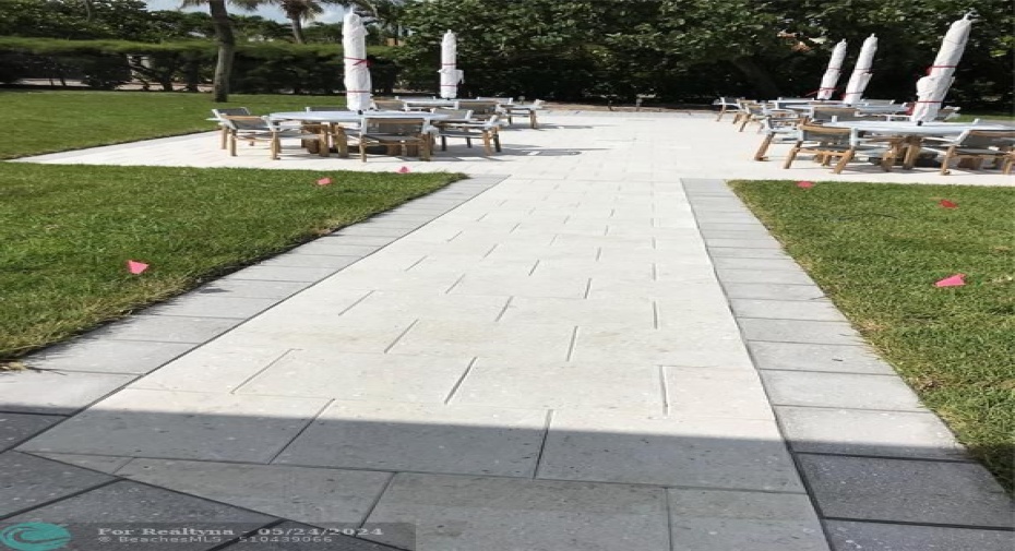 Entrance to BBQ area