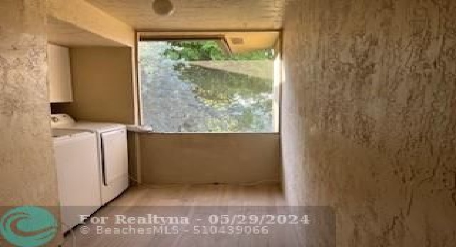 LAUNDRY AREA AND PATIO