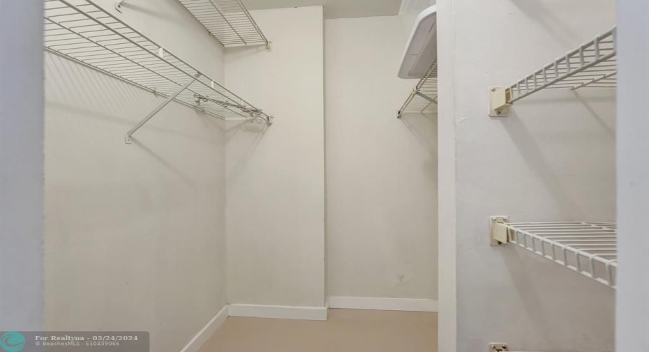 WALK-IN closet-perfect for any fashion fan.
