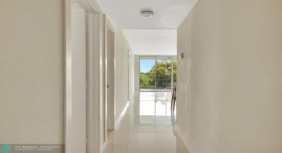 Foyer entry has a coat/storage closet.