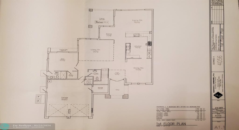 Floorplan Deerwood II First floor (kitchen has an island) See other