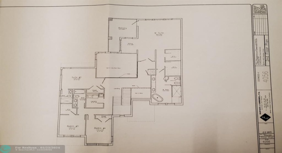 Floorplan Deerwood IISecond Floor