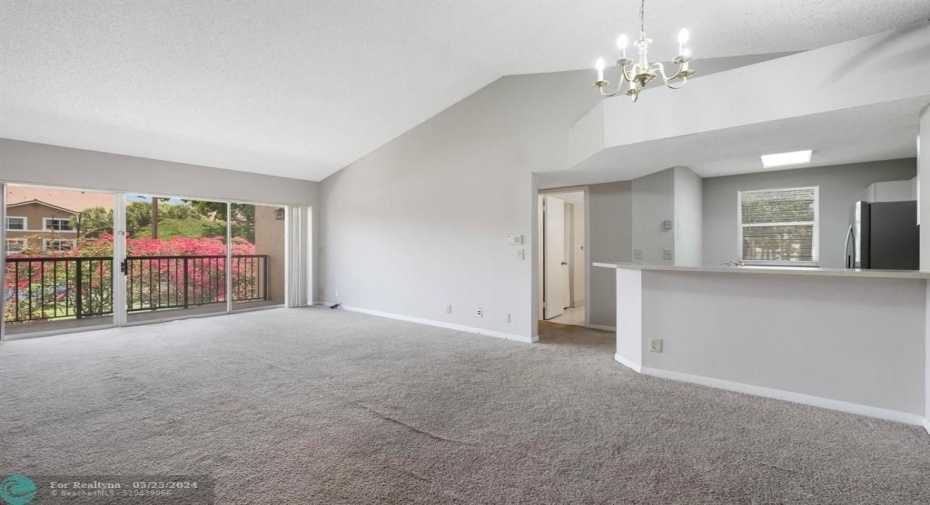 view of the condo when you walk thru the front door