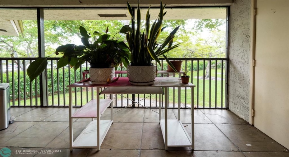 screened patio