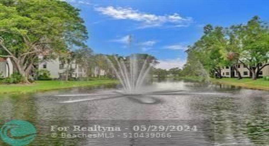 entrance water fall