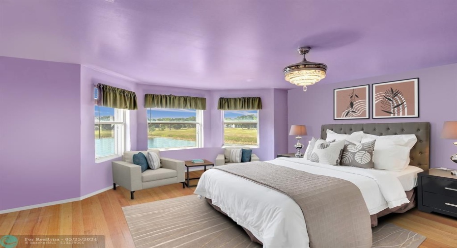 Primary Bedroom Virtually Staged