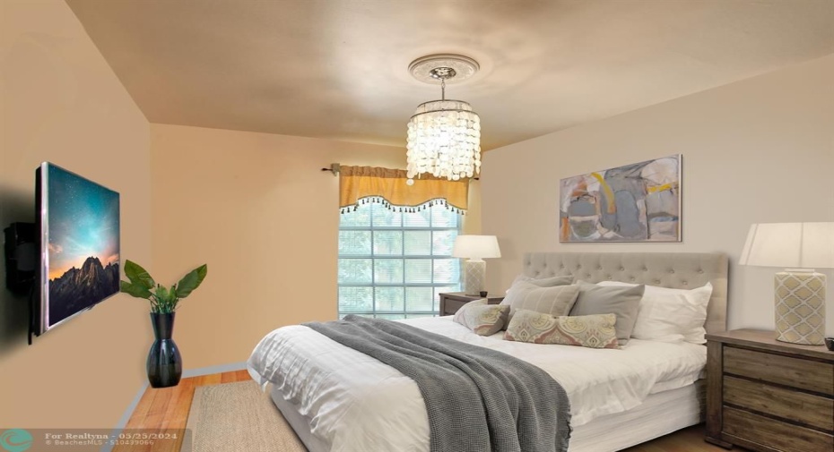 Bedroom Virtually Staged