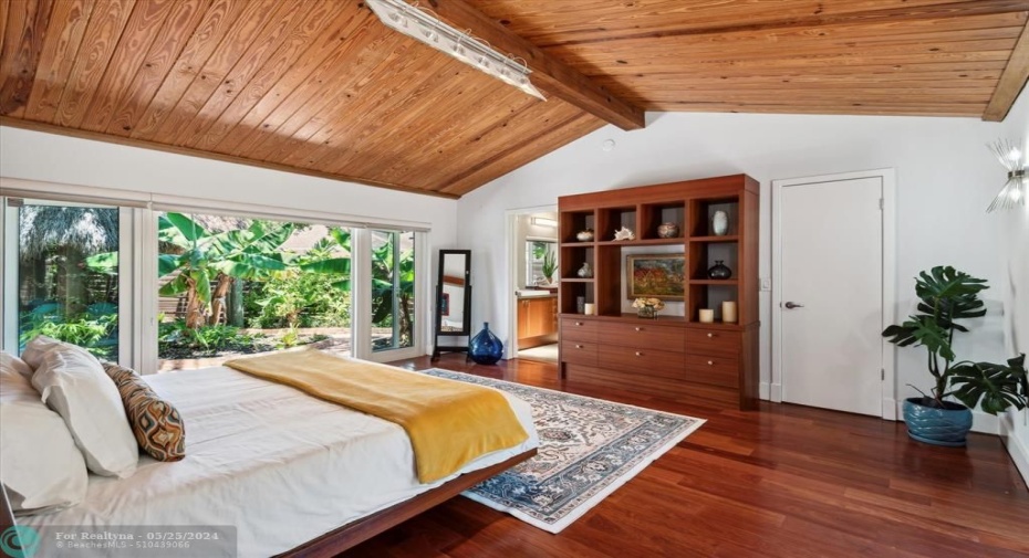 walk-in cedar closet