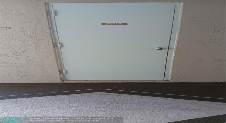 Storage room-across from laundry room