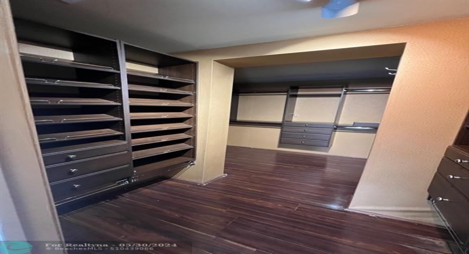 Master Walk-in closet