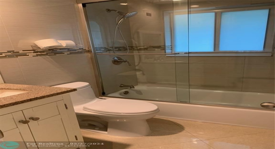Tub and shower combination
