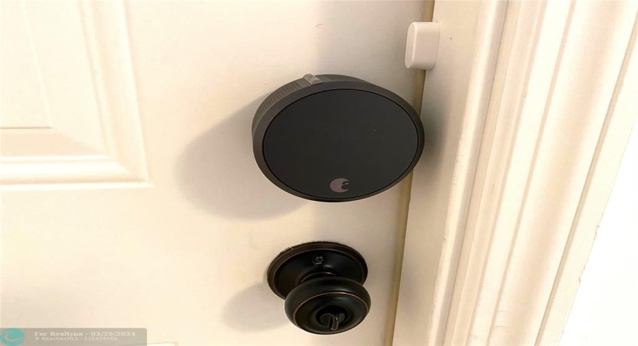 Main door lock system