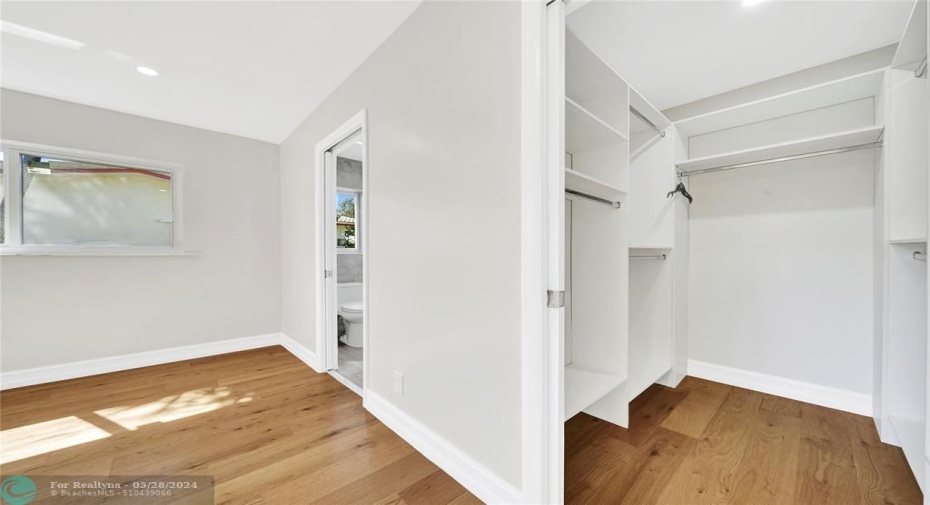 Master Walk-in Closet