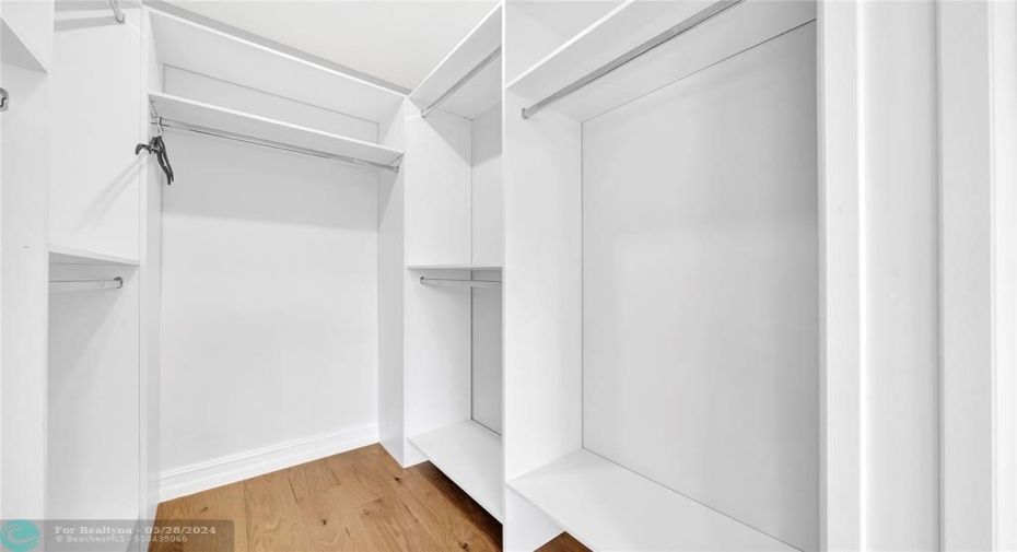 Master Walk-in Closet