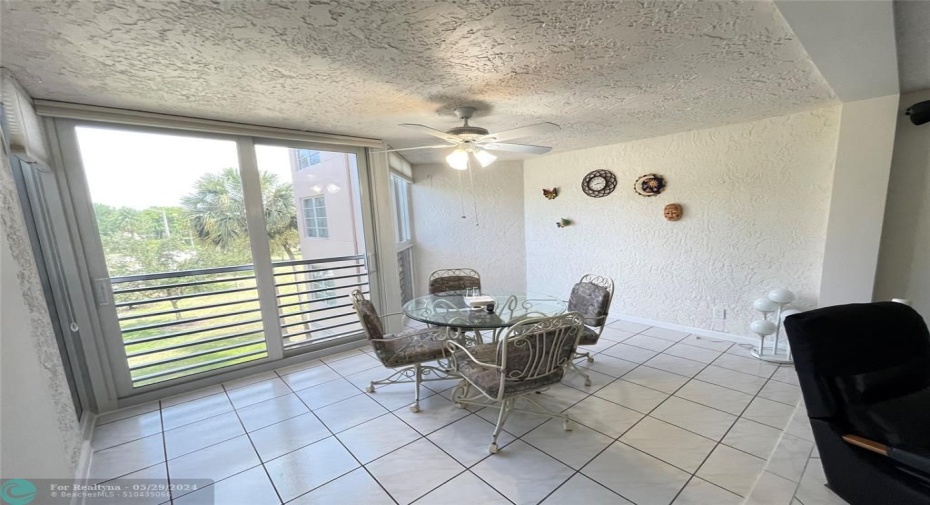 Enclosed patio