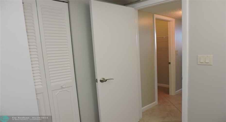 PRIMARY BATHROOM - LINEN CLOSET