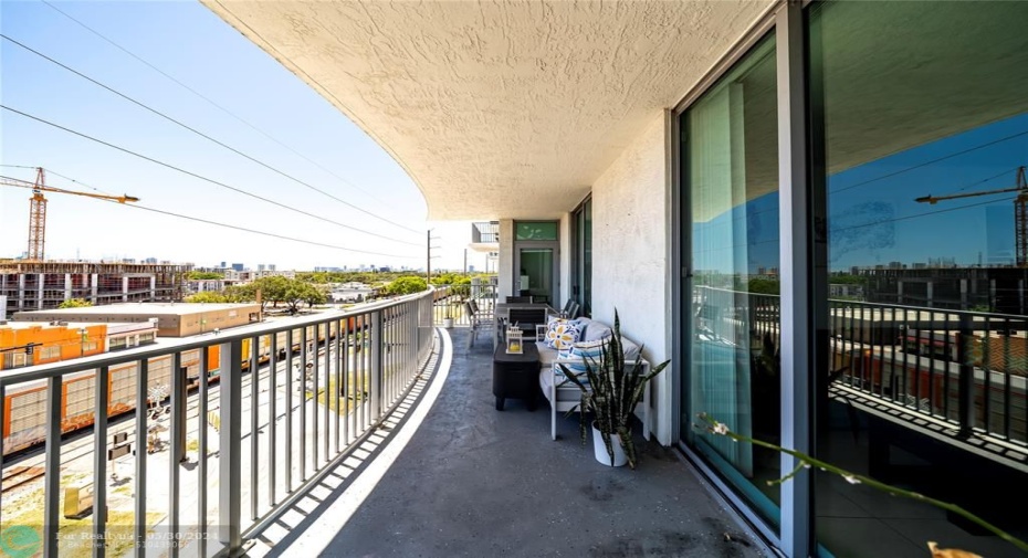 Large balcony