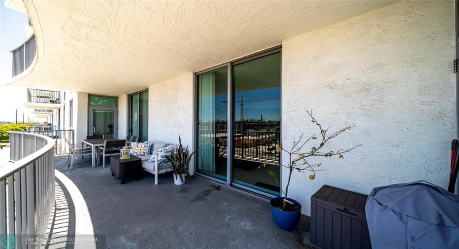 Large balcony