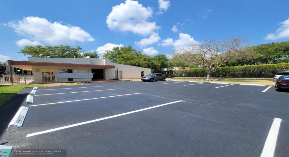 Parking and Community room
