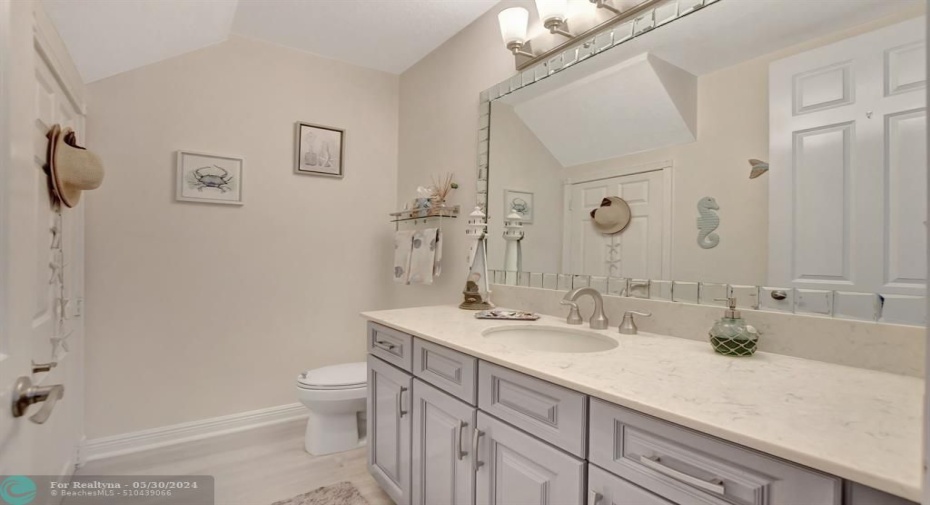 Half bath on first floor