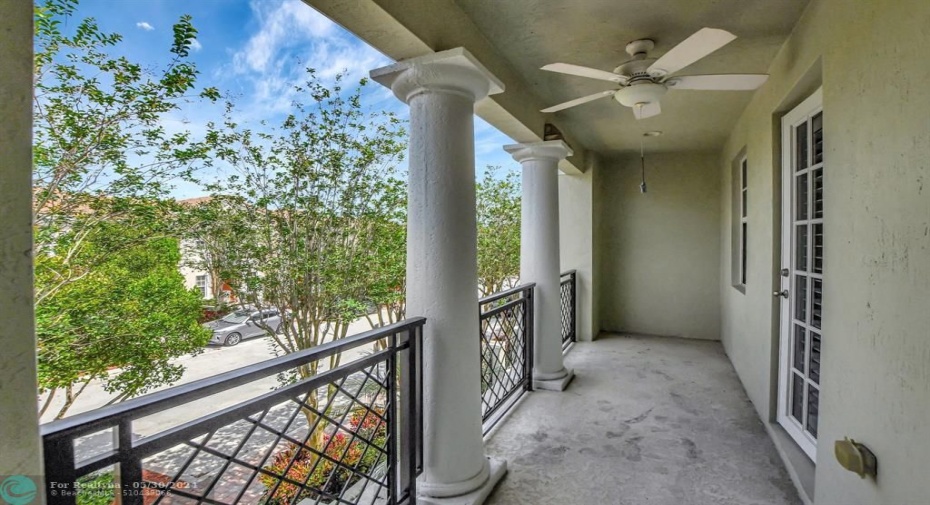 Balcony off master bedroom