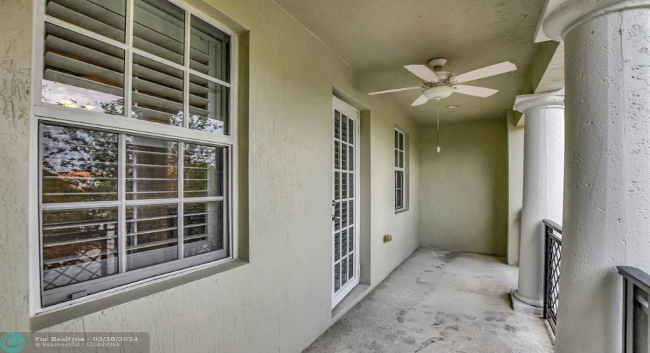 Balcony off master bedroom
