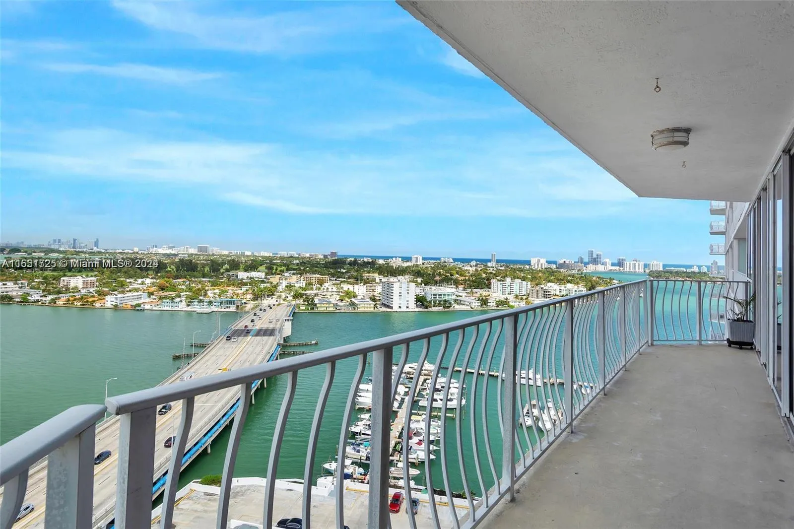 view from balcony