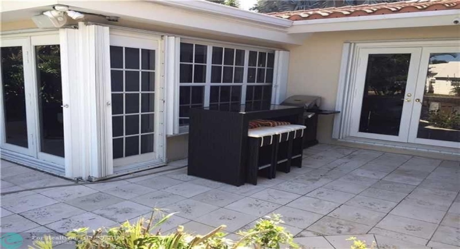 BBQ area