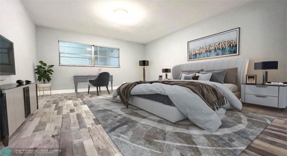 Staged Bedroom