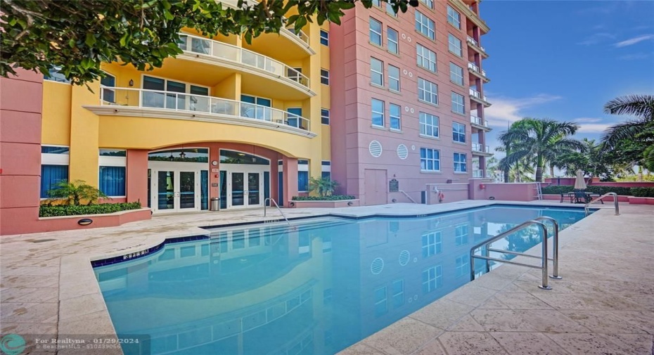 Tower II heated pool